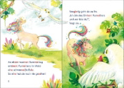 Buchcover und Innenansicht für das Buch: Leselöwen 1. Klasse - Eine Freundin für das kleine Einhorn