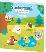Buchcover und Innenansicht für das Buch: Mes super autocollants - Les bébés animaux