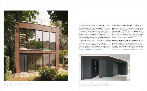 Buchcover und Innenansicht für das Buch: Kleine Häuser unter 120 m²