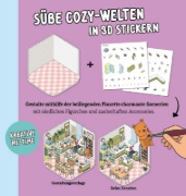 Buchcover und Innenansicht für das Buch: Mini-Sticker-Szenen - Cozy Mini-Japan