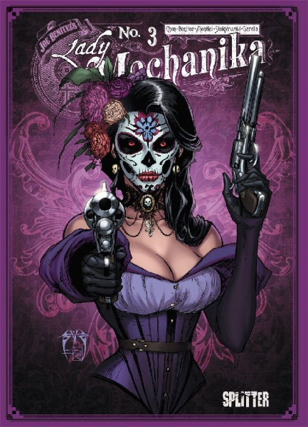 Buchcover und Innenansicht für das Buch: Lady Mechanika Collector's Edition 3