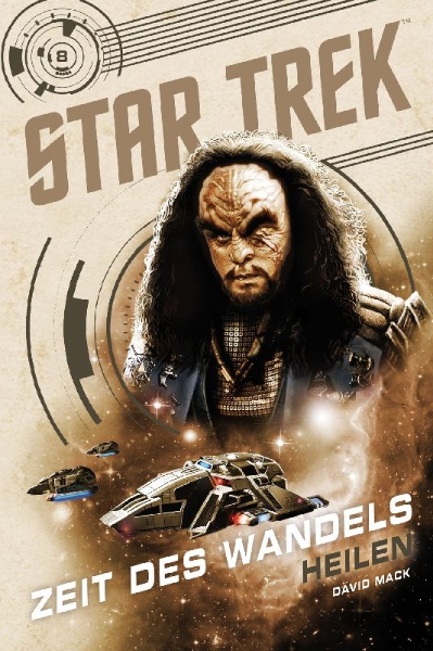 Buchcover und Innenansicht für das Buch: Star Trek - Zeit des Wandels 8: Heilen