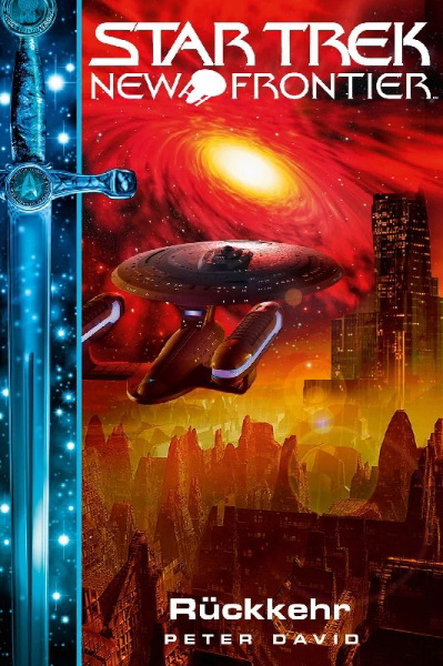 Buchcover und Innenansicht für das Buch: Star Trek New Frontier
