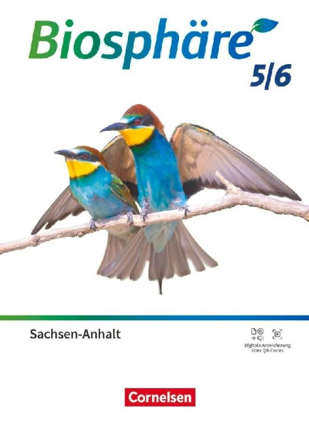 Buchcover und Innenansicht für das Buch: Biosphäre Sekundarstufe I 5./6. Schuljahr - Gymnasium - Sachsen-Anhalt 2024 - Schulbuch