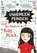 Buchcover und Innenansicht für das Buch: Unheimlich peinlich - Das Tagebuch der Ruby Black