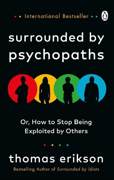 Buchcover und Innenansicht für das Buch: Surrounded by Psychopaths