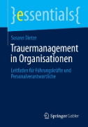 Buchcover und Innenansicht für das Buch: Trauermanagement in Organisationen