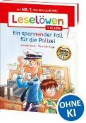Buchcover und Innenansicht für das Buch: Leselöwen 1. Klasse - Ein spannender Fall für die Polizei