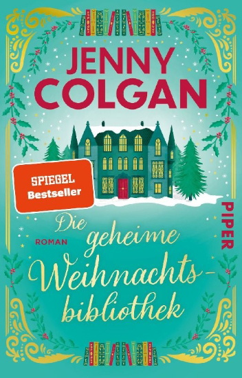 Buchcover und Innenansicht für das Buch: The Secret Christmas Library