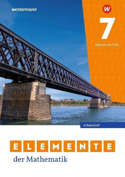 Buchcover und Innenansicht für das Buch: Elemente der Mathematik SI 7. Arbeitsheft mit Lösungen. Für Rheinland-Pfalz
