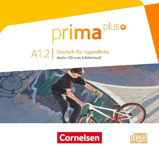 Buchcover und Innenansicht für das Buch: Prima plus A1: Band 02. Audio-CD