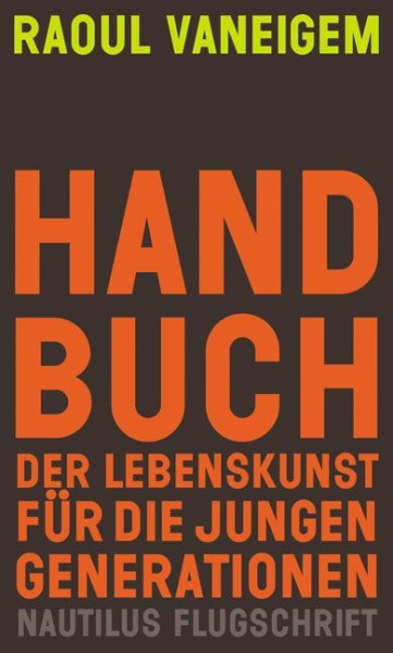 Buchcover und Innenansicht für das Buch: Handbuch der Lebenskunst für die jungen Generationen