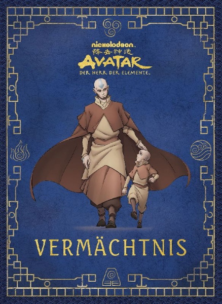 Buchcover und Innenansicht für das Buch: Avatar - Der Herr der Elemente: Vermächtnis