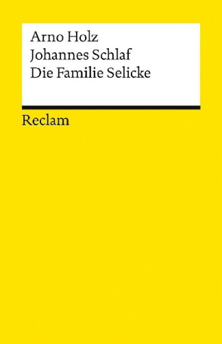 Buchcover und Innenansicht für das Buch: Die Familie Selicke