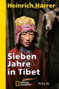 Buchcover und Innenansicht für das Buch: Sieben Jahre in Tibet