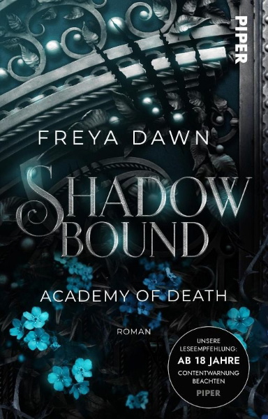 Buchcover und Innenansicht für das Buch: Shadowbound - Academy of Death