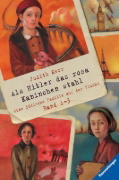 Buchcover und Innenansicht für das Buch: When Hitler Stole Pink Rabbit (Als Hitler das rosa Kaninchen stahl), The other way round (Warten bis der Frieden kommt), A Small person for away (Eine Art Familientreffen)