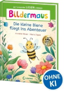 Buchcover und Innenansicht für das Buch: Bildermaus - Die kleine Biene fliegt ins Abenteuer