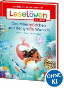 Buchcover und Innenansicht für das Buch: Leselöwen 1. Klasse - Das Meermädchen und der große Wunsch