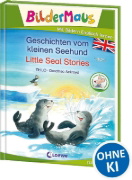 Buchcover und Innenansicht für das Buch: Bildermaus - Mit Bildern Englisch lernen - Geschichten vom kleinen Seehund - Little Seal Stories
