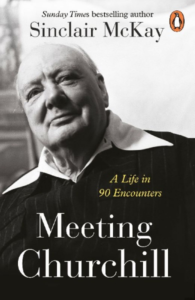 Buchcover und Innenansicht für das Buch: Meeting Churchill
