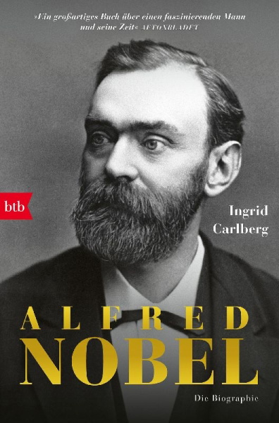 Buchcover und Innenansicht für das Buch: Nobel : den gåtfulle Alfred, hans värld och hans pris