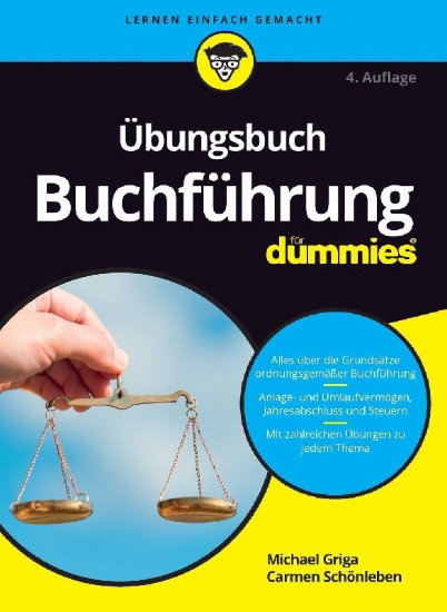 Buchcover und Innenansicht für das Buch: Übungsbuch Buchführung für Dummies