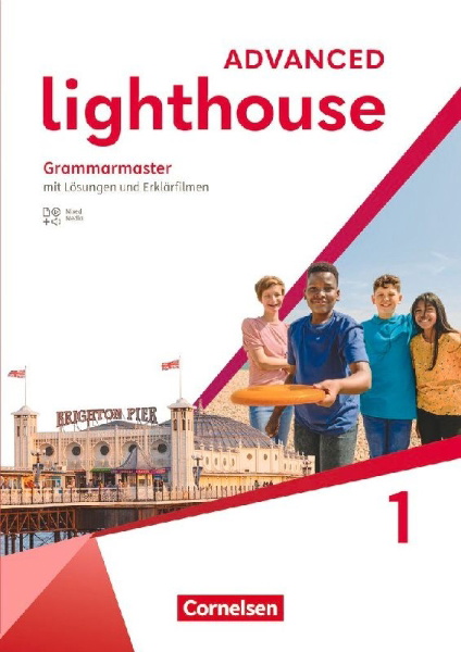 Buchcover und Innenansicht für das Buch: Lighthouse Band 1: 5. Schuljahr - Grammarmaster mit Lösungen und Erklärfilmen