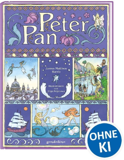 Buchcover und Innenansicht für das Buch: Peter Pan