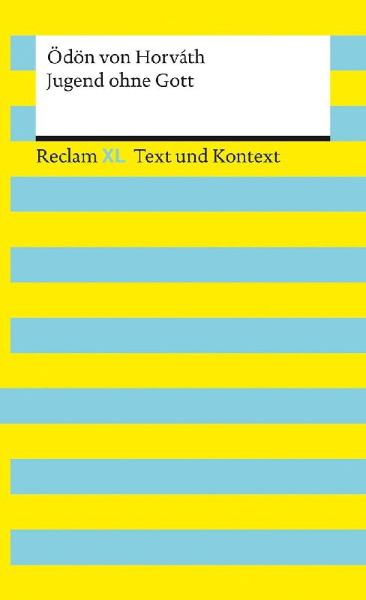 Buchcover und Innenansicht für das Buch: Jugend ohne Gott. Textausgabe mit Kommentar und Materialien