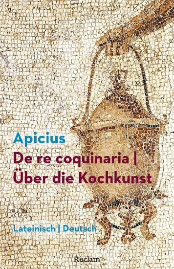 Buchcover und Innenansicht für das Buch: De re coquinaria / Über die Kochkunst. Lateinisch/Deutsch