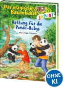 Buchcover und Innenansicht für das Buch: Das magische Baumhaus junior (Band 41) - Rettung für die Panda-Babys