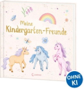 Buchcover und Innenansicht für das Buch: Meine Kindergarten-Freunde (neu) - Einhörner