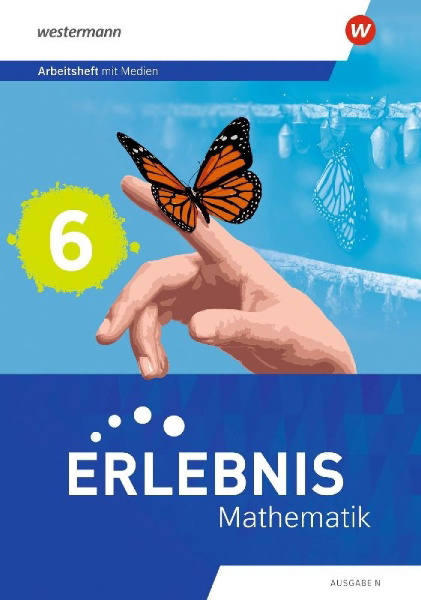 Buchcover und Innenansicht für das Buch: Erlebnis Mathematik - Ausgabe N. Arbeitsheft mit Medien 6
