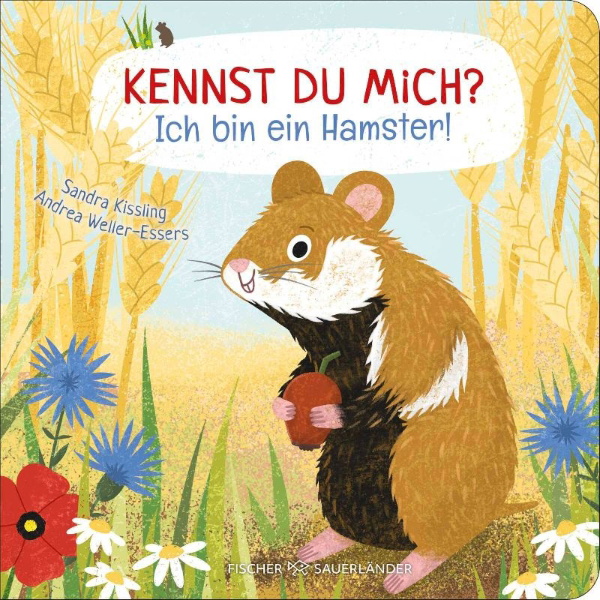 Buchcover und Innenansicht für das Buch: Kennst du mich? Ich bin ein Hamster!