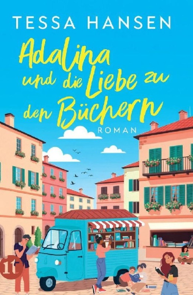 Buchcover und Innenansicht für das Buch: Adalina und die Liebe zu den Büchern