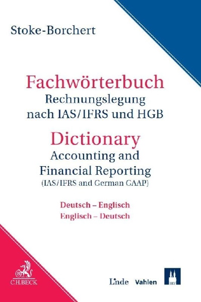 Buchcover und Innenansicht für das Buch: Fachwörterbuch Rechnungslegung nach IAS/IFRS und HGB