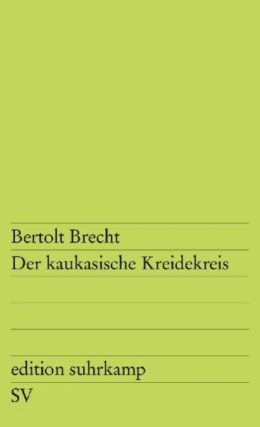 Buchcover und Innenansicht für das Buch: Der kaukasische Kreidekreis