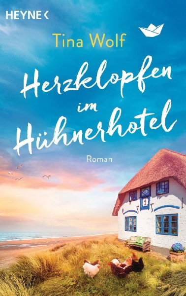 Buchcover und Innenansicht für das Buch: Herzklopfen im Hühnerhotel
