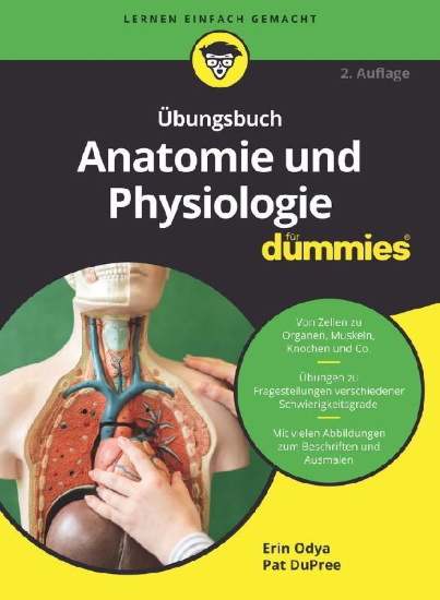 Buchcover und Innenansicht für das Buch: Übungsbuch Anatomie und Physiologie für Dummies