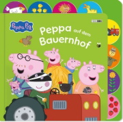 Buchcover und Innenansicht für das Buch: Peppa Pig: I Spy at the Farm
