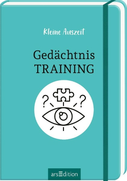 Buchcover und Innenansicht für das Buch: Kleine Auszeit - Gedächtnistraining