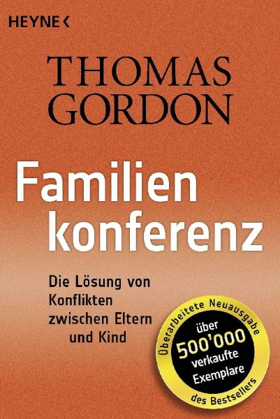 Buchcover und Innenansicht für das Buch: Familienkonferenz