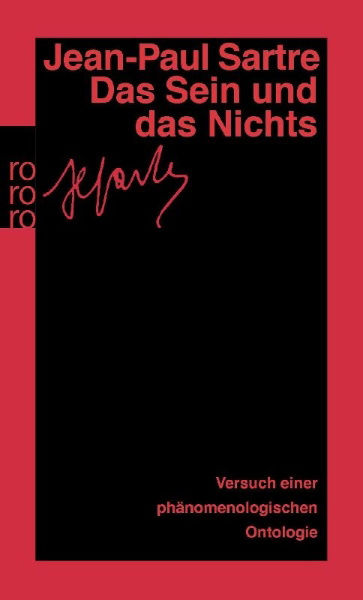 Buchcover und Innenansicht für das Buch: Das Sein und das Nichts
