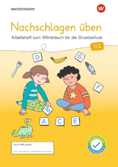 Buchcover und Innenansicht für das Buch: Westermann Unterrichtsmaterialien Grundschule. Nachschlagen üben 1/2