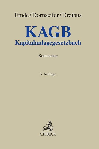 Buchcover und Innenansicht für das Buch: KAGB