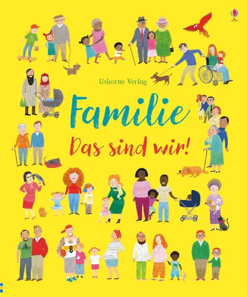 Buchcover und Innenansicht für das Buch: Familie - Das sind wir!