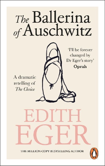 Buchcover und Innenansicht für das Buch: The Ballerina of Auschwitz