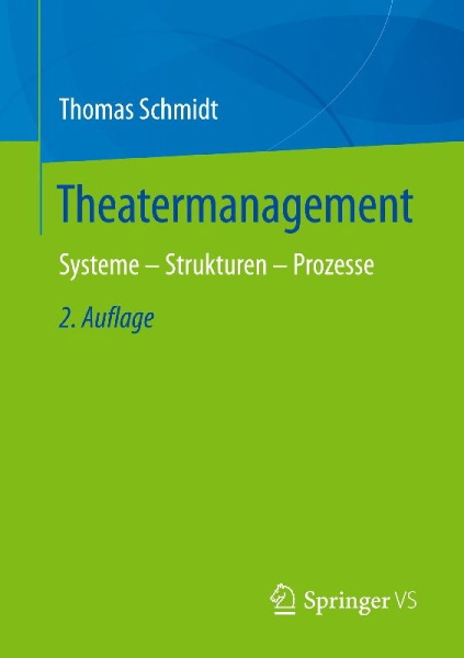 Buchcover und Innenansicht für das Buch: Theatermanagement