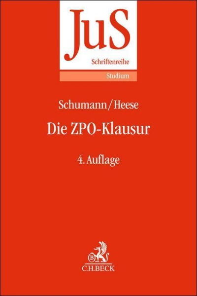 Buchcover und Innenansicht für das Buch: Die ZPO-Klausur